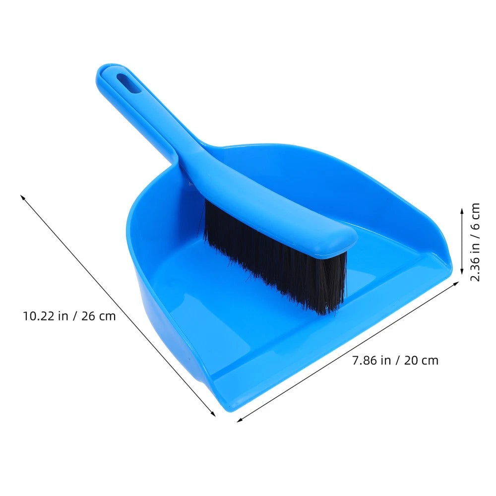 1 Set Small Broom and Dustpan Cleaning Set Desk Clean Broom Sweep Broom with