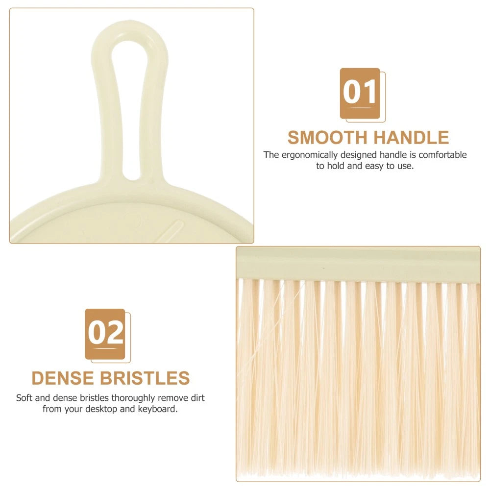 Cleaning Brush Set Desktop Mini Broom Dust Pan and Child Table Hand Dustpan