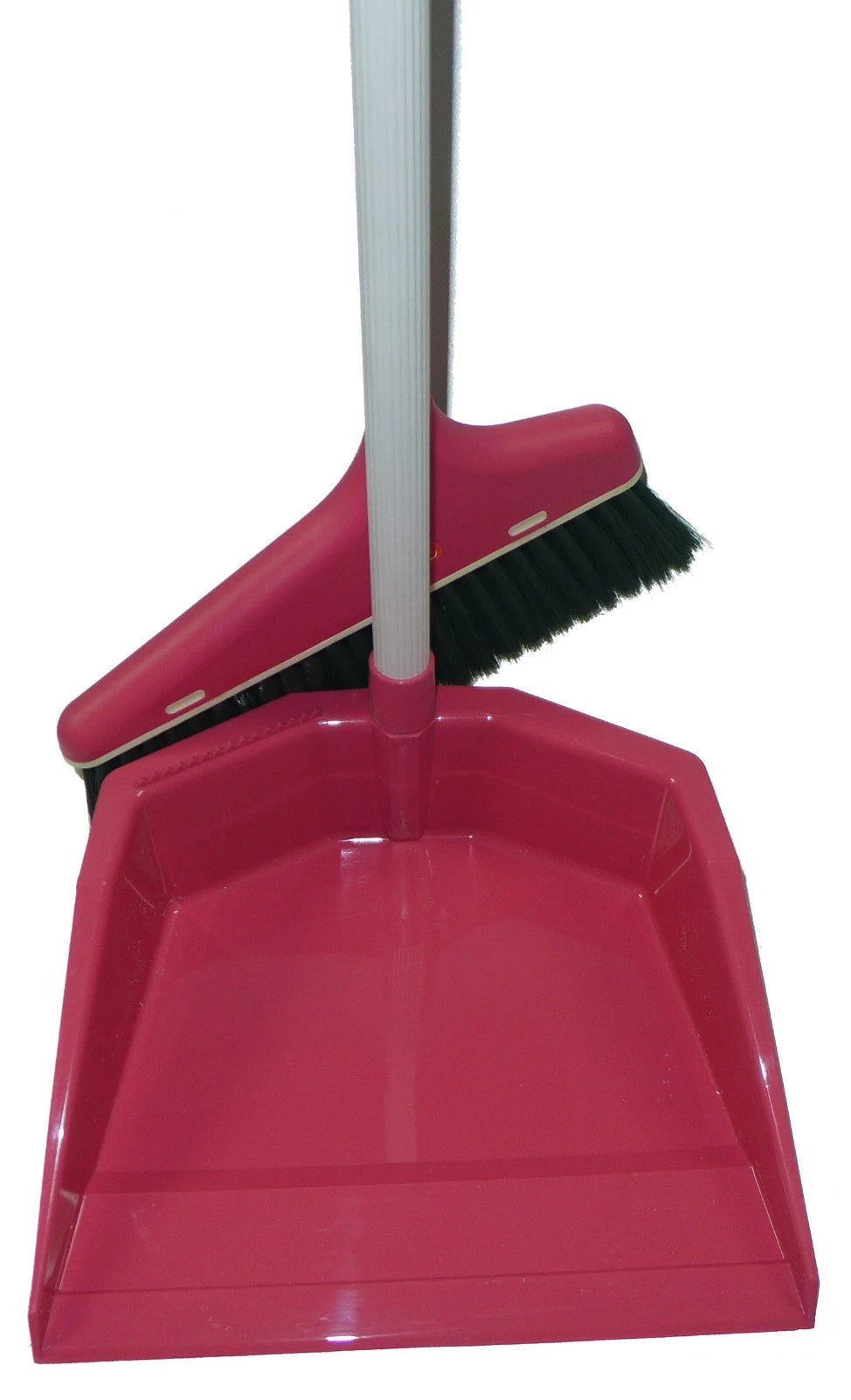 2 SET -  LONG HANDLES BROOM AND DUST PAN SET 32" Broom NEW FDP142 BLUE