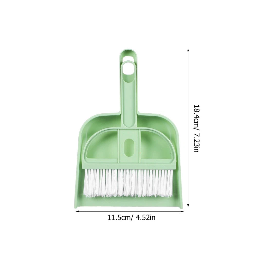 Small Broom Set Multi-function Dust Pan Cage Cleaning with Dustpan