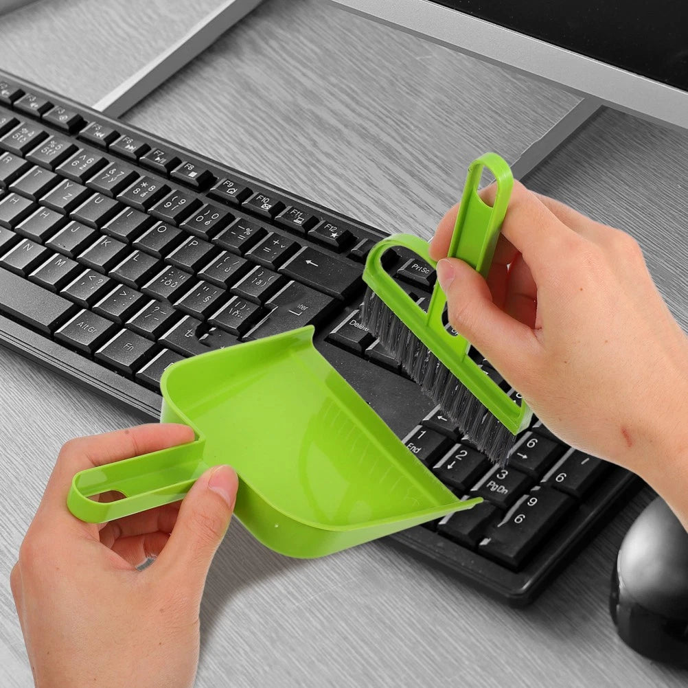 Mini Broom Dustpan Set Child Car Cleaning Brush Interior Detail Detailing