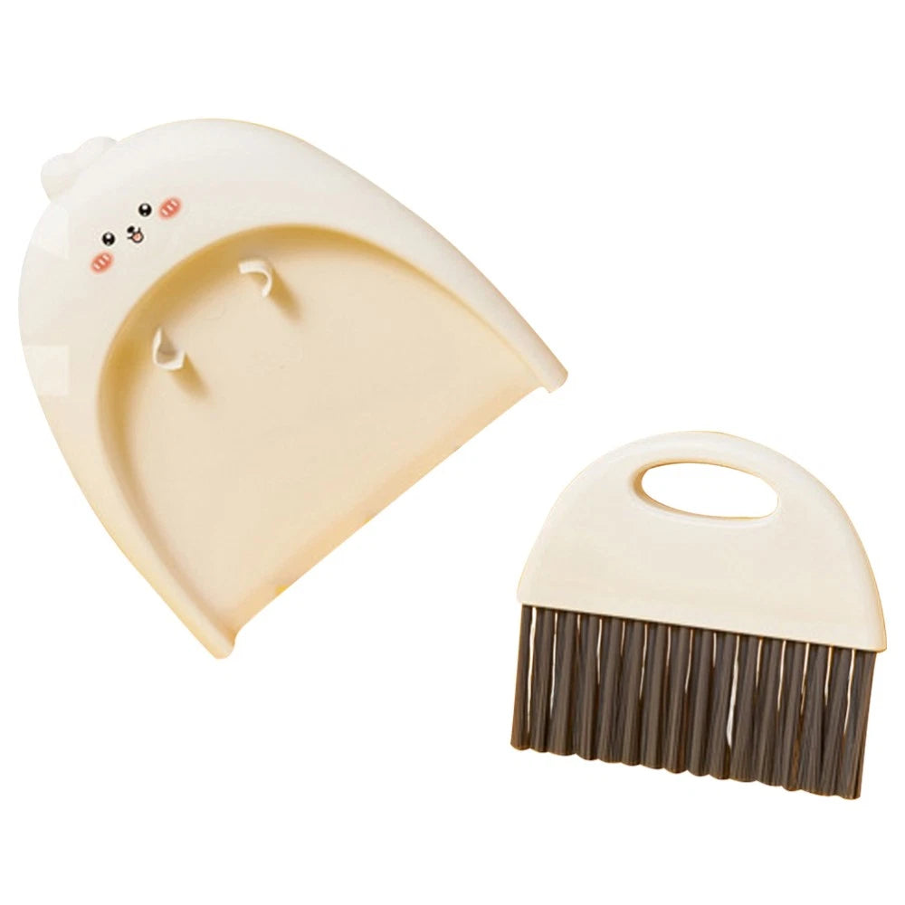 Mini Dustpan Set Baby Child Desktop Broom and Tabletop Cleaning Brush