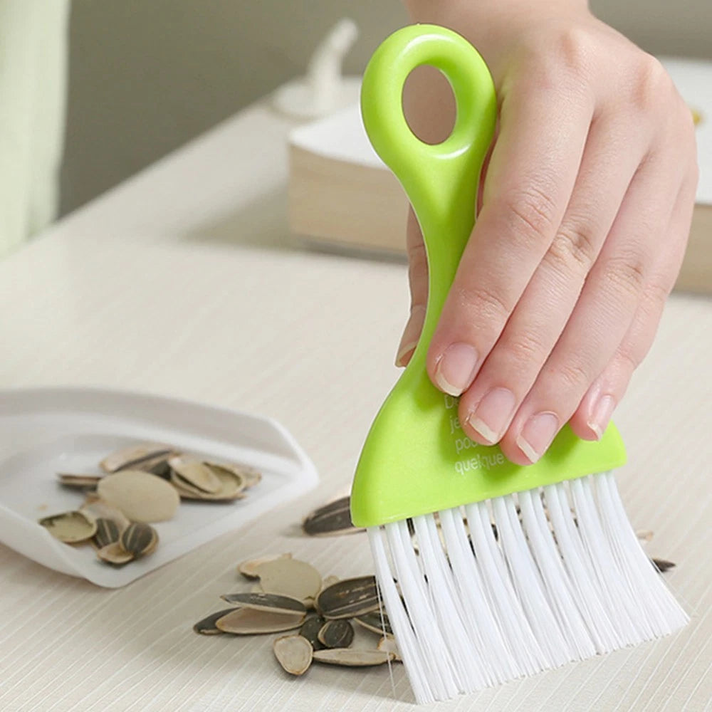 2 Sets Dust Removal Broom Child Small Table Top Dustpan Mini Desk