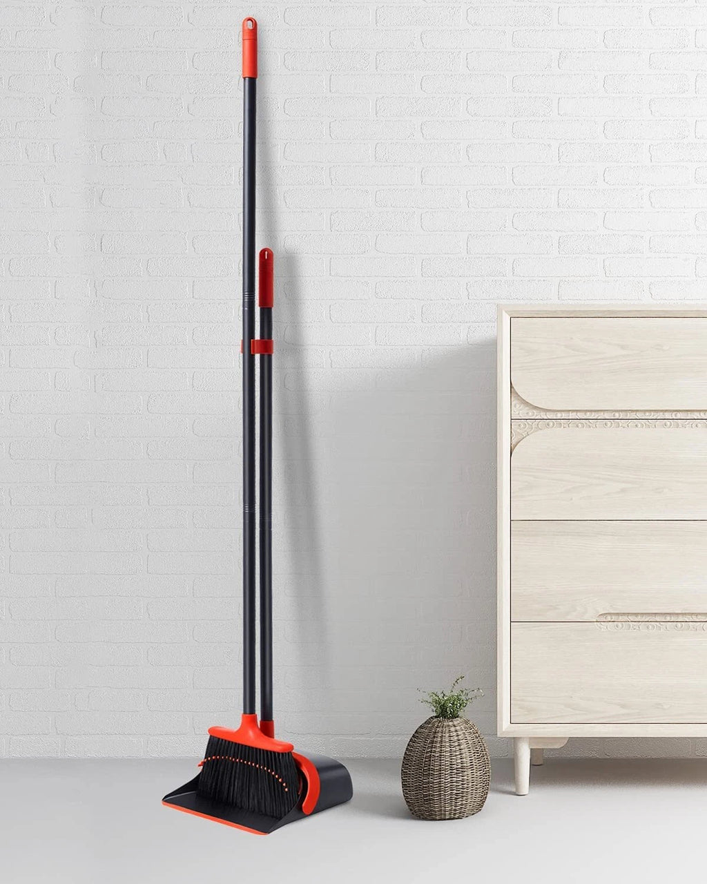 Broom and Dustpan Set for Home, Dustpan and Broom Set, Broom and Dustpan Combo