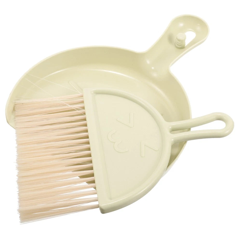 Cleaning Brush Set Worktop Dustpan Brushes Child Desktop Tabletop