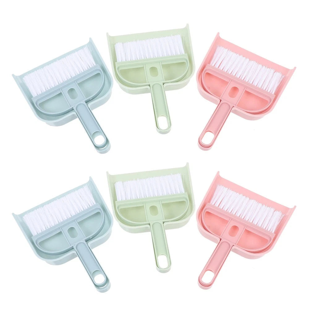 6 Sets Cleaning Artifact Set Mini Broom And Dustpan Smaller With-