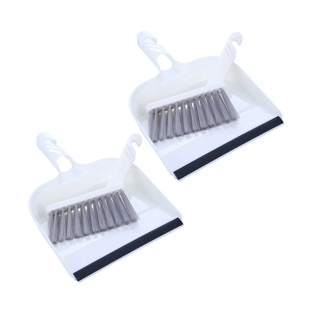 2 Sets Kitchen Cleaning Mini Dustpan and Brush Broom Child Tools