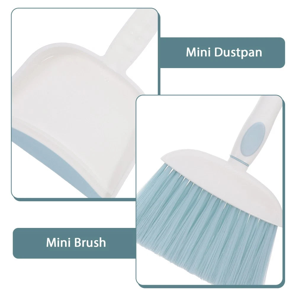 Dust Brush Set Desktop Mini Broom Dustpan and Generic Kitchen Tools Duster