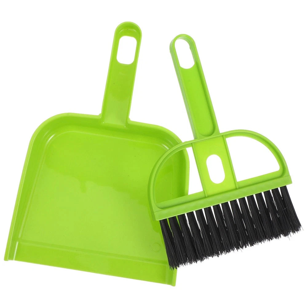 Mini Broom Dustpan Set Child Car Cleaning Brush Interior Detail Detailing