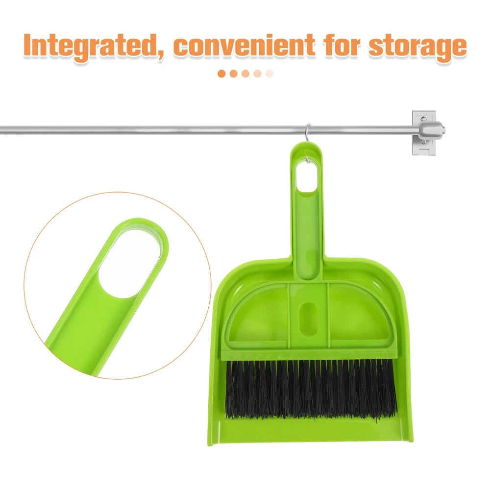 Mini Broom Dustpan Set Child Car Cleaning Brush Interior Detail Detailing