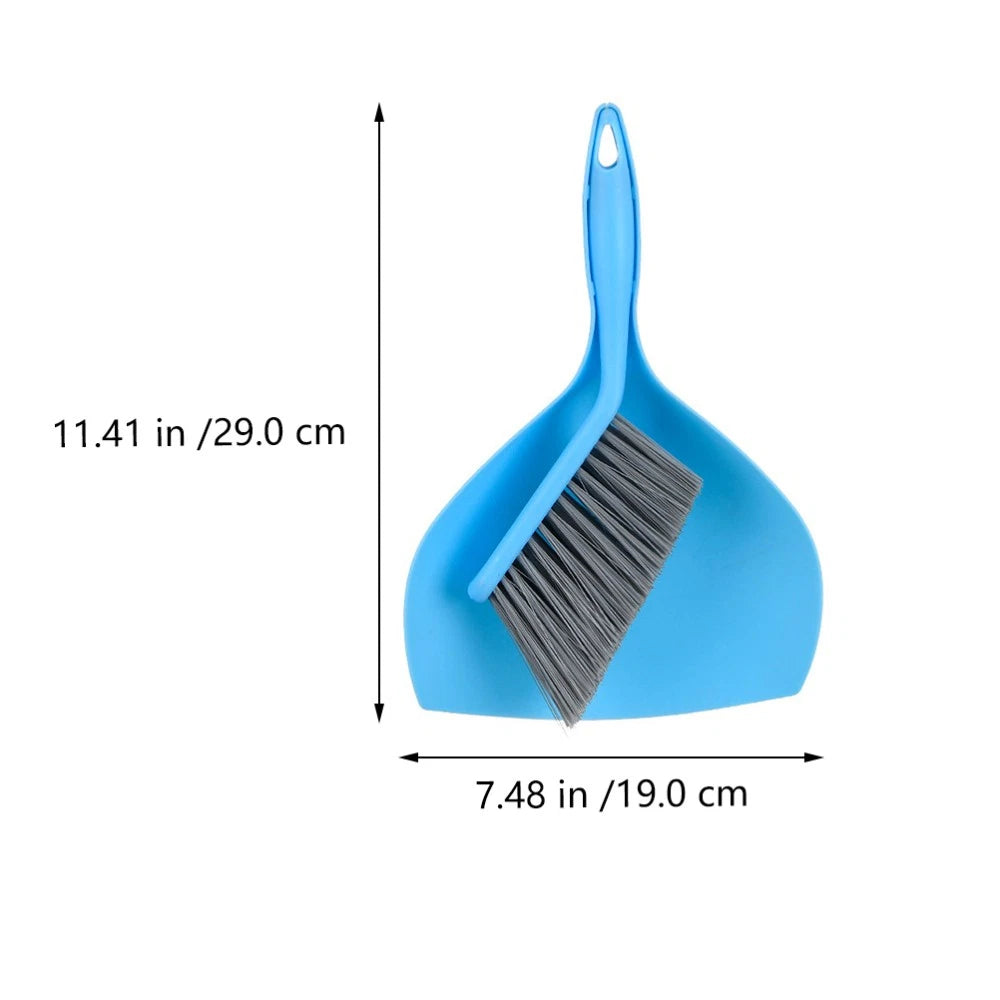 Mini Broom Set Dustpan and Household Cleaning Brush Garbage Container