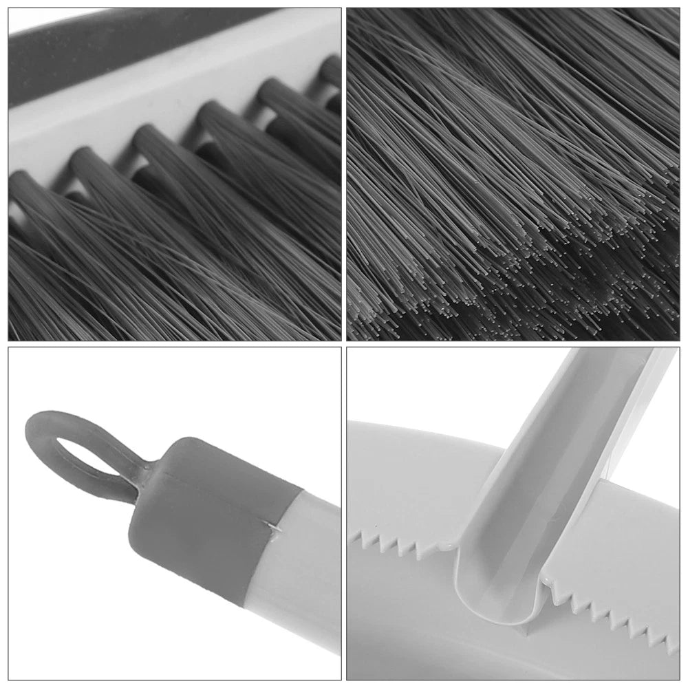 Mini Dustpan Broom Set Desktop and Brush Plastic with Small Hand
