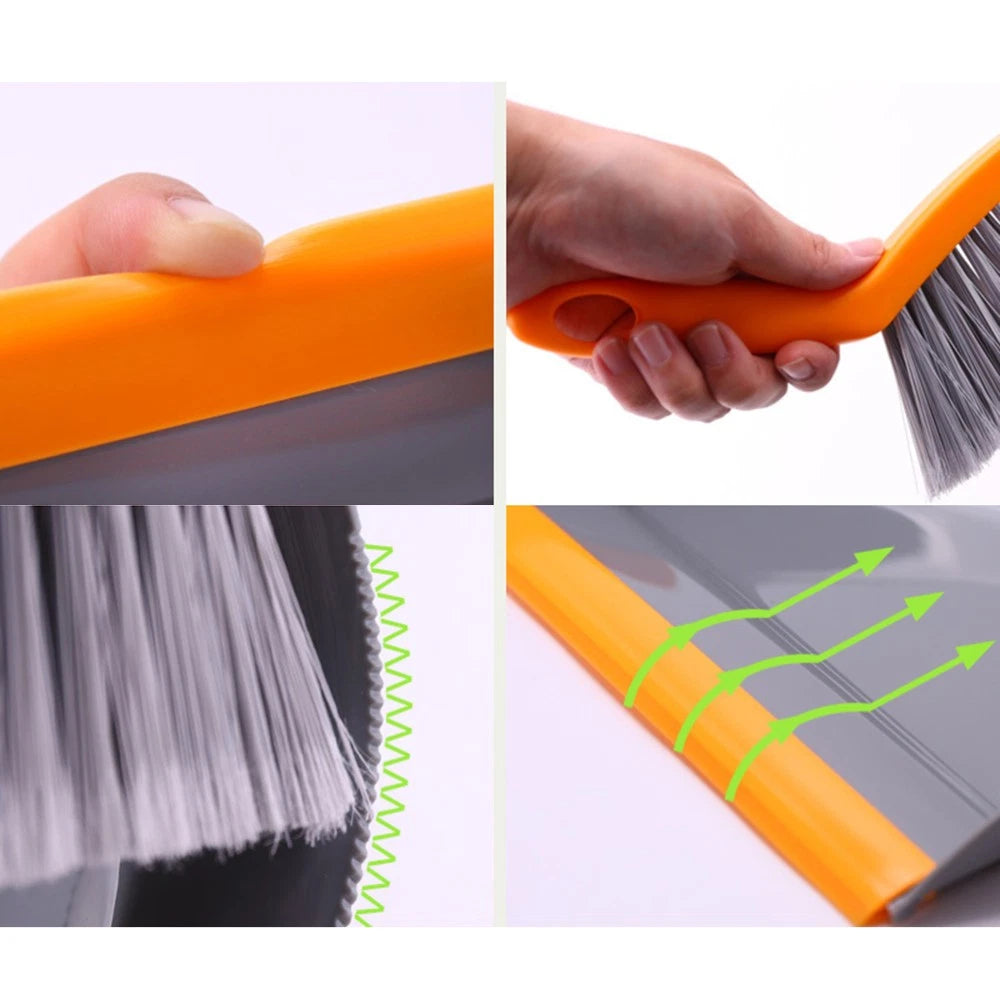 Mini Broom Set Desk Brush Dust Pan and Sets Handheld Dustpan Desktop