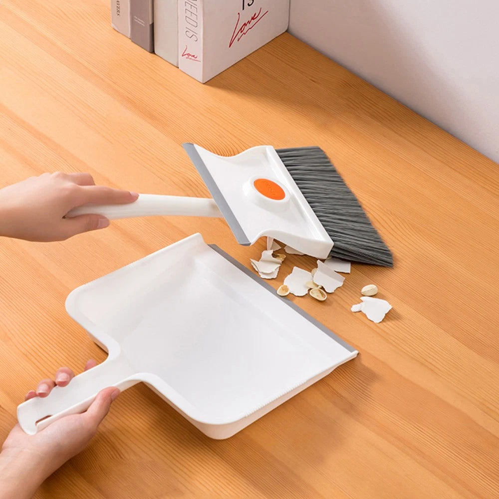 Broom Dustpan Set Child Toddler Table and Brush Miniature Cleaning Tools