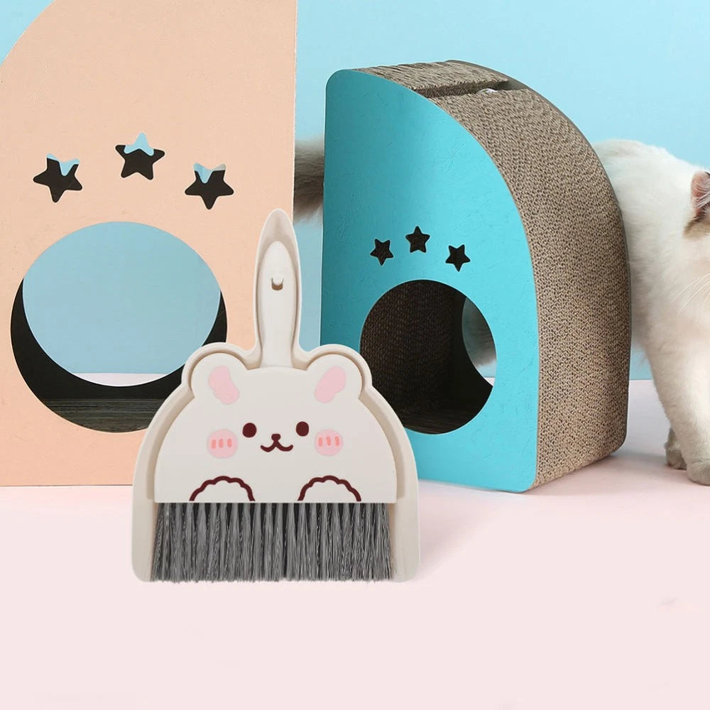 2 Set of Dustpan and Brush Set Small Broom and Dustpan Cleaning Set Portable