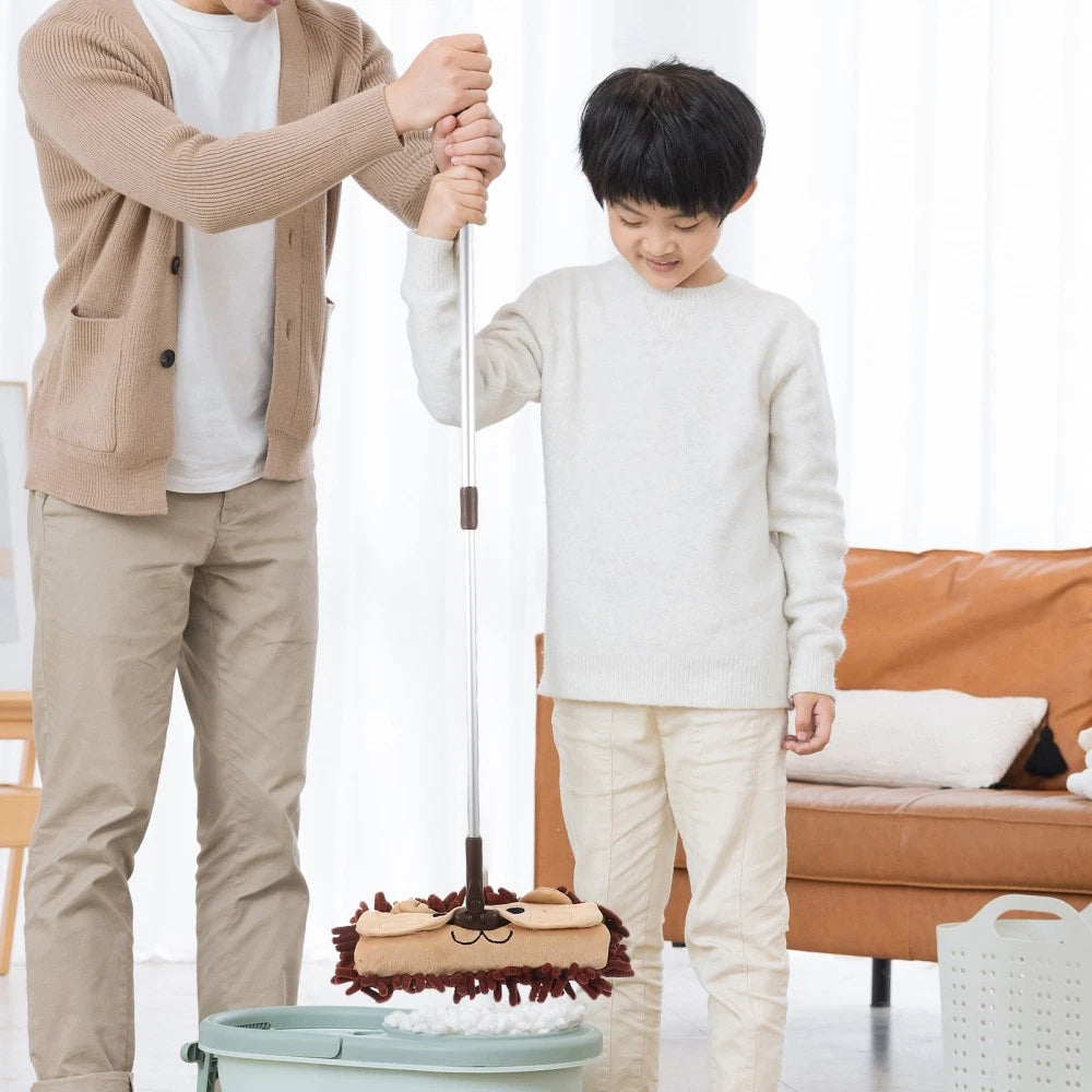Small Broom Mop Set Baby Child Brush and Dustpan Household Cleaning Supplies
