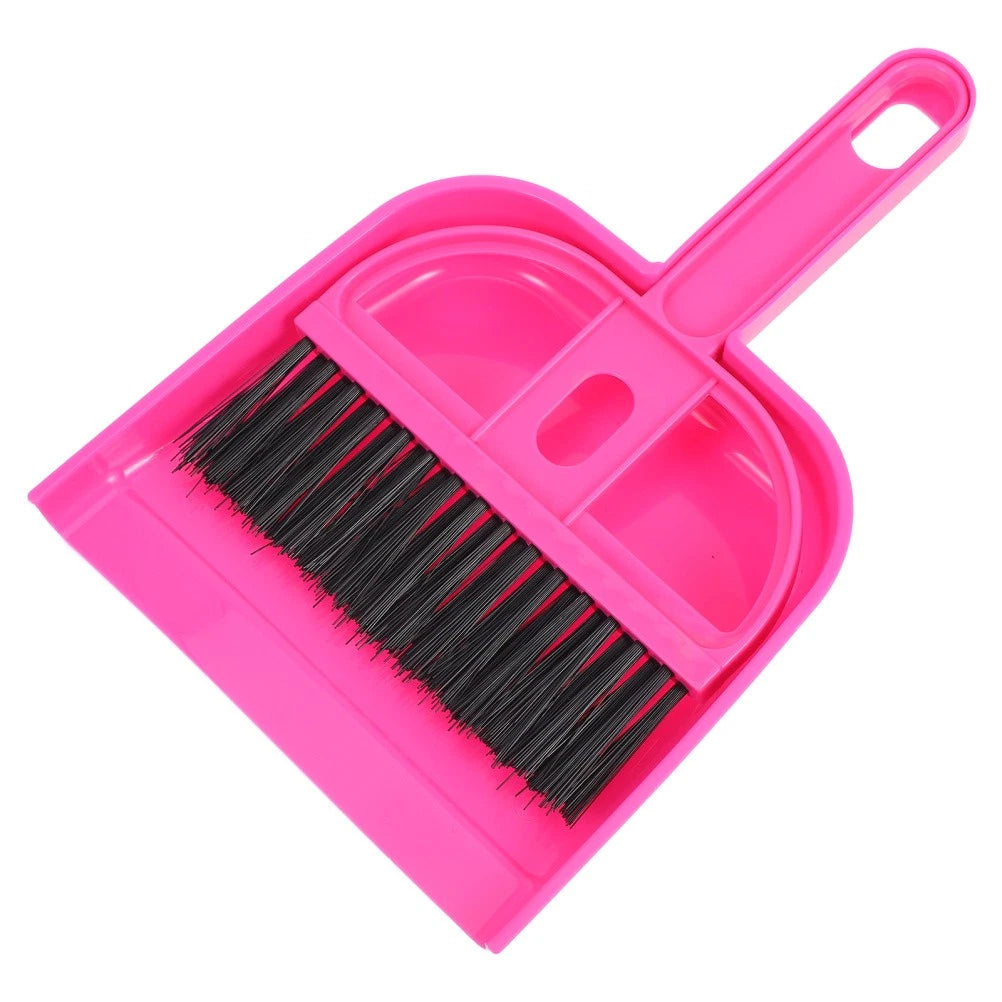 Desktop Broom Set Child Work Tabletop Dustpan Brush Cleaning for Toddlers