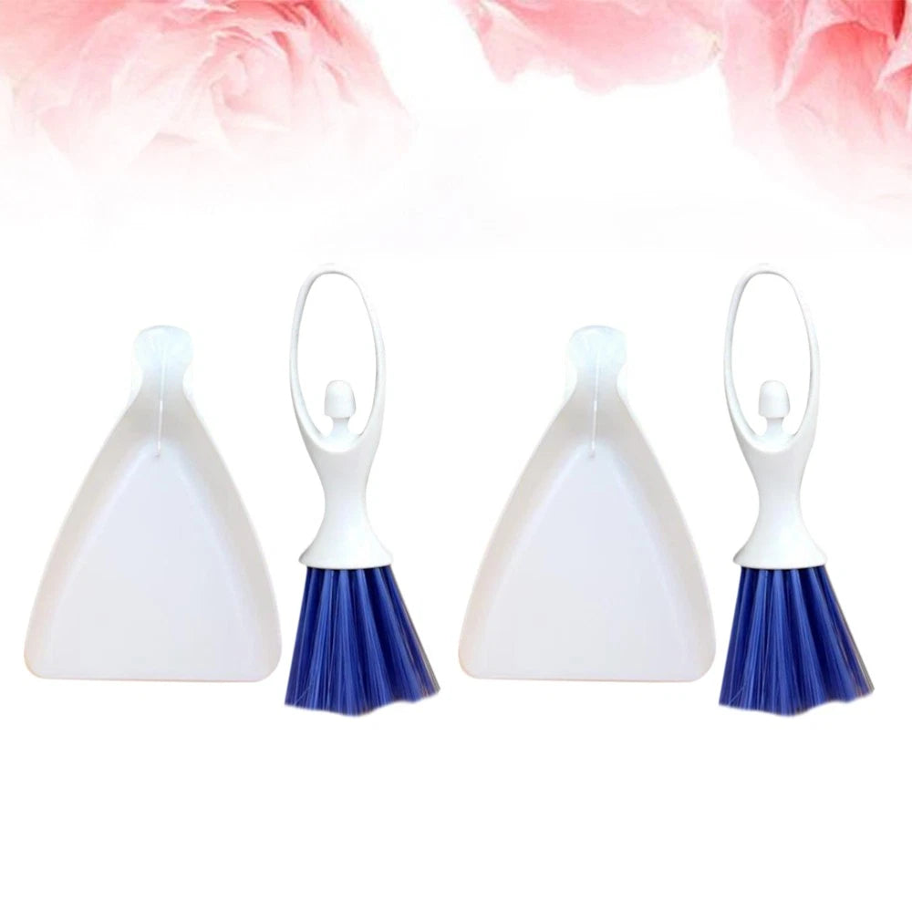 2 Sets Mini Dustpan Broom Cleaner Hamster Cage Animal Waste Cleaning