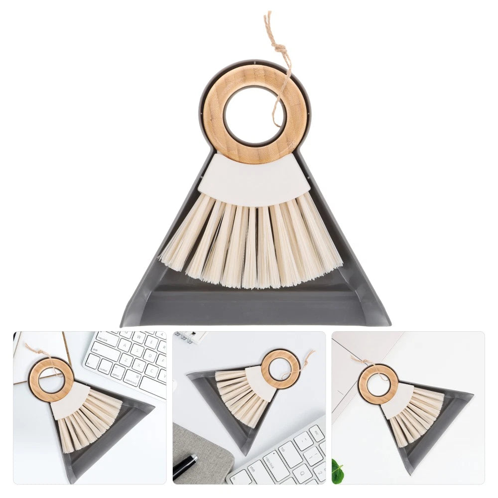 Desktop Cleaning Brush Dust Pan Brushes Set Dustpan Mini Broom and