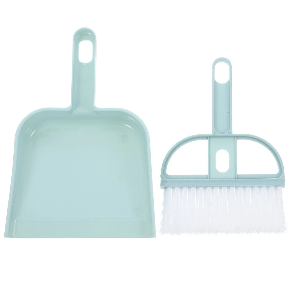 Mini Broom Dustpan Set Small Brush Desktop and Cleaning Utensils Tools