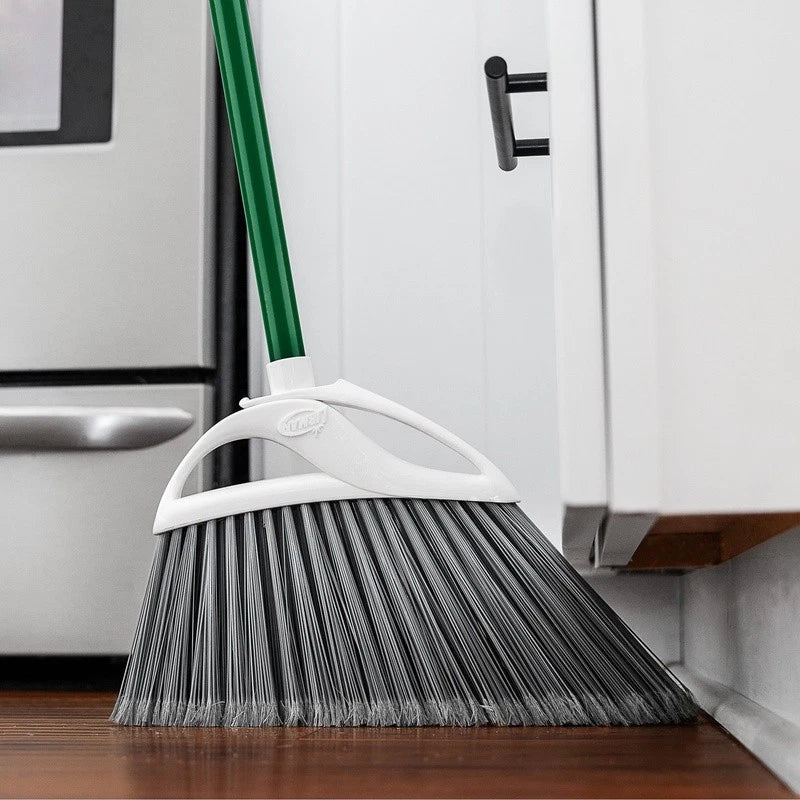 Angle Broom Dustpan Set Indoor Outdoor Cleaning Tools 2 Brooms 2 Dustpans New