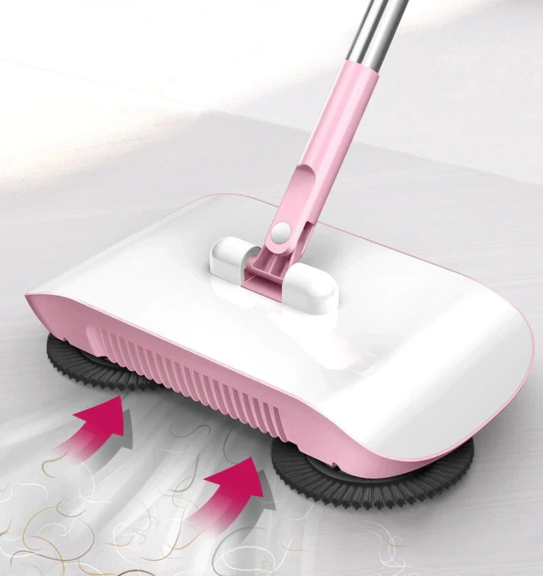 Combination of Broom & Mop Hand Push Type Scoop Household Broom and Dustpan Set
