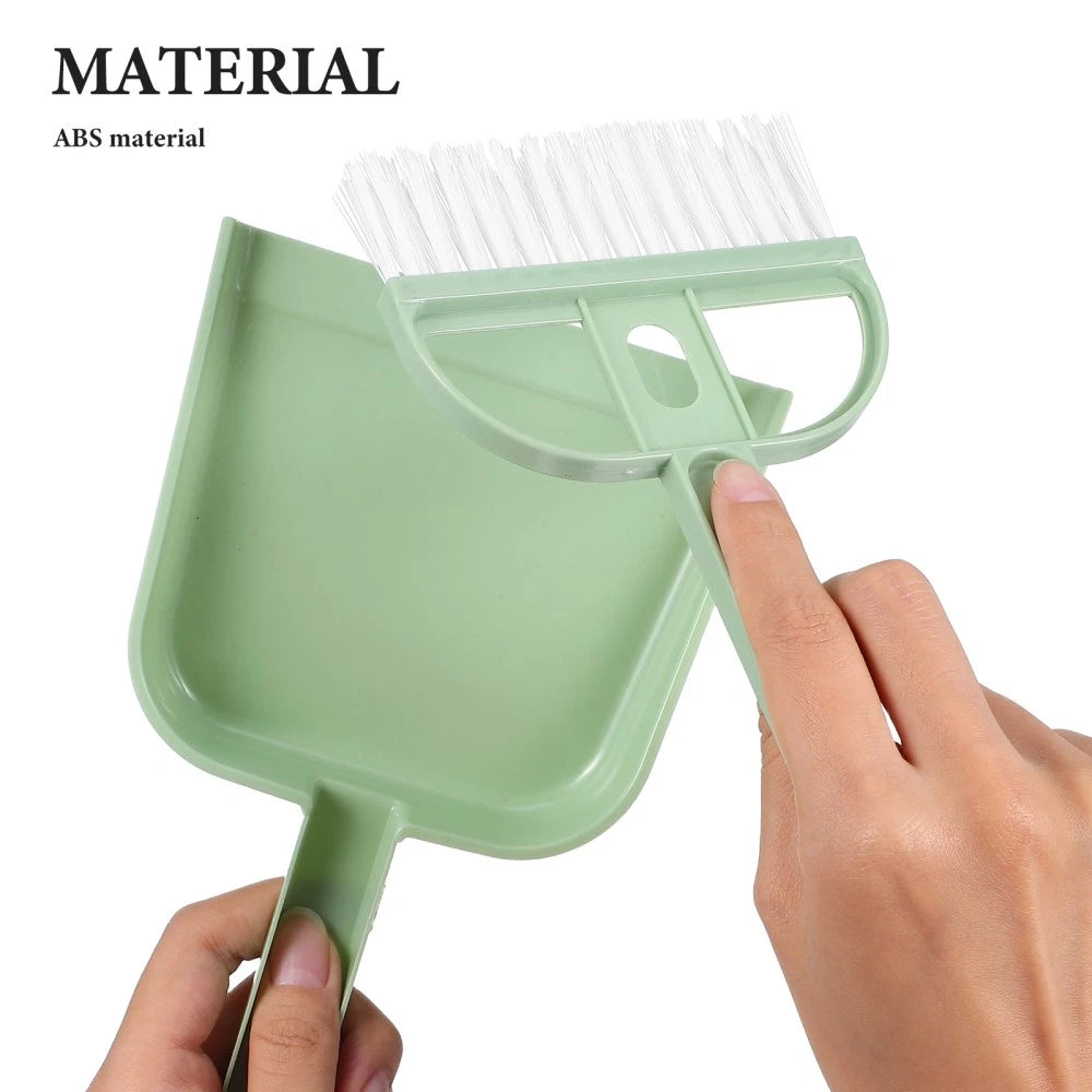 Small Broom Set Multi-function Dust Pan Cage Cleaning with Dustpan