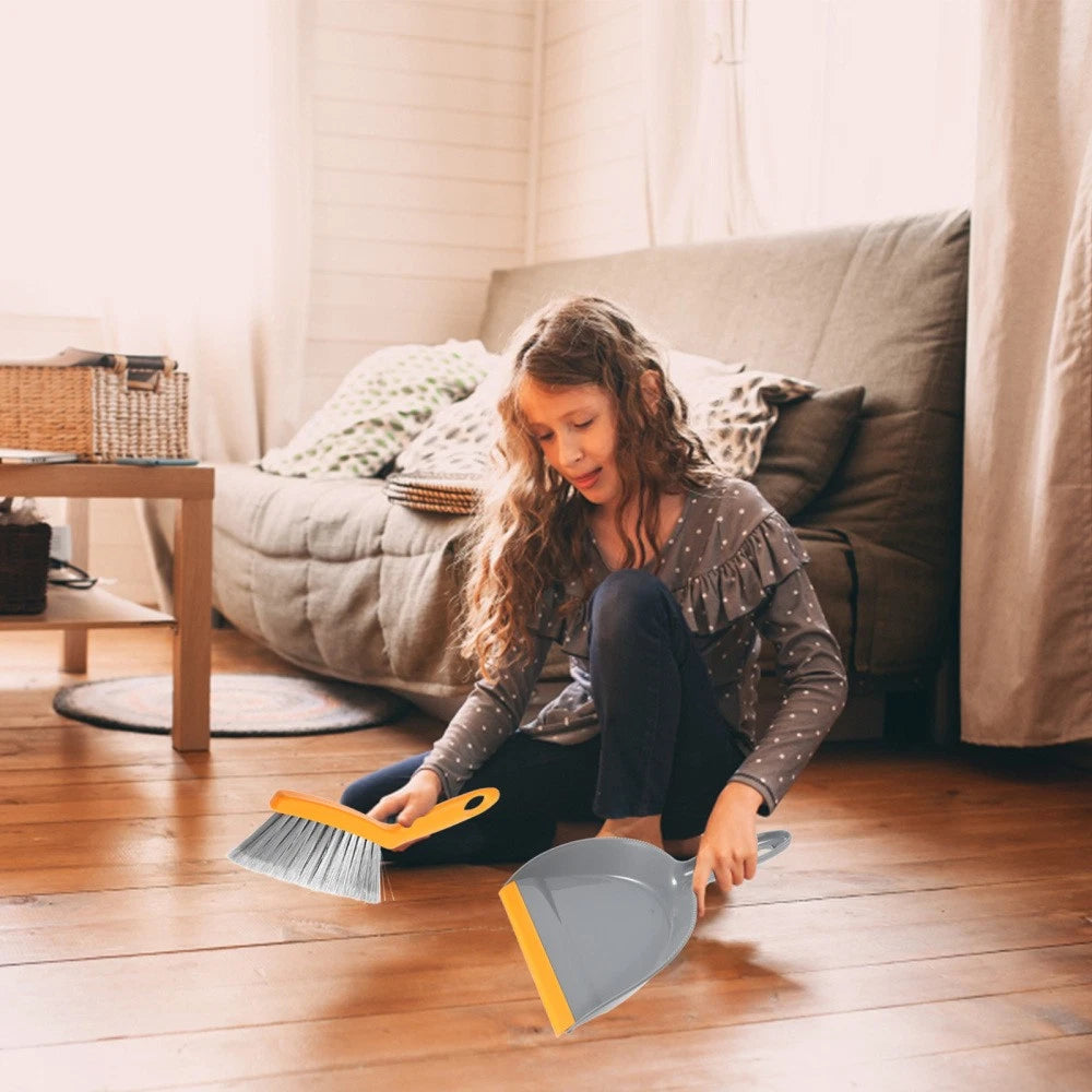 Desktop Cleaning Broom Set Brush Child Mini Convenient And Dustpan