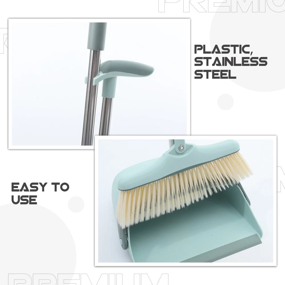 Broom Dustpan Set Dusting Brush and Office Household Cleaning Supplies
