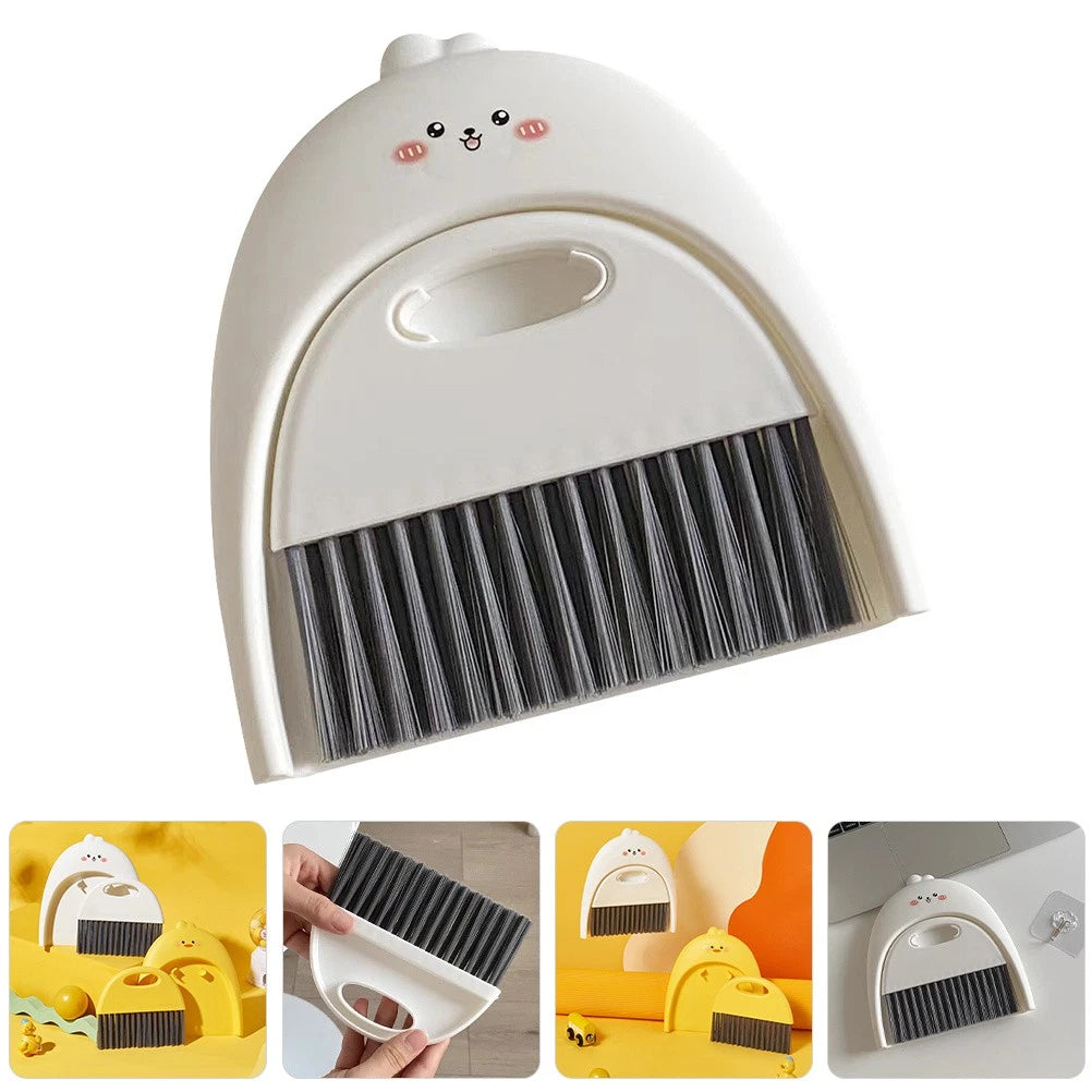 Mini Dustpan Set Baby Tabletop Cleaning Brush and Small Broom with