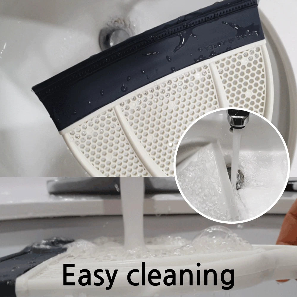 Small Broom Brush Dustpan set Silicone Scraper Squeegee Wiper Floor Sweeper
