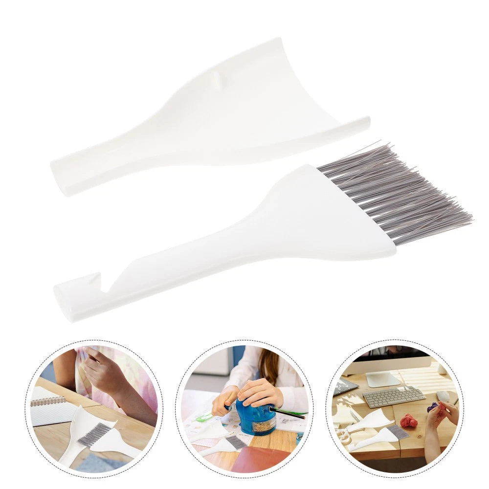 3 Sets Mini Dustpan Broom Desktop Small Hand Brush for Cleaning House Tools