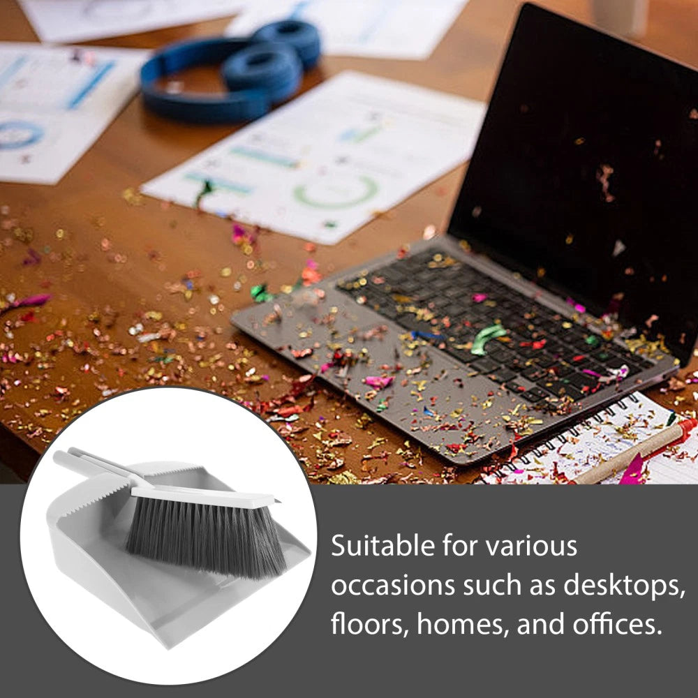 Mini Dustpan Broom Set Desktop Small Multi-function Whisk Table and Brush