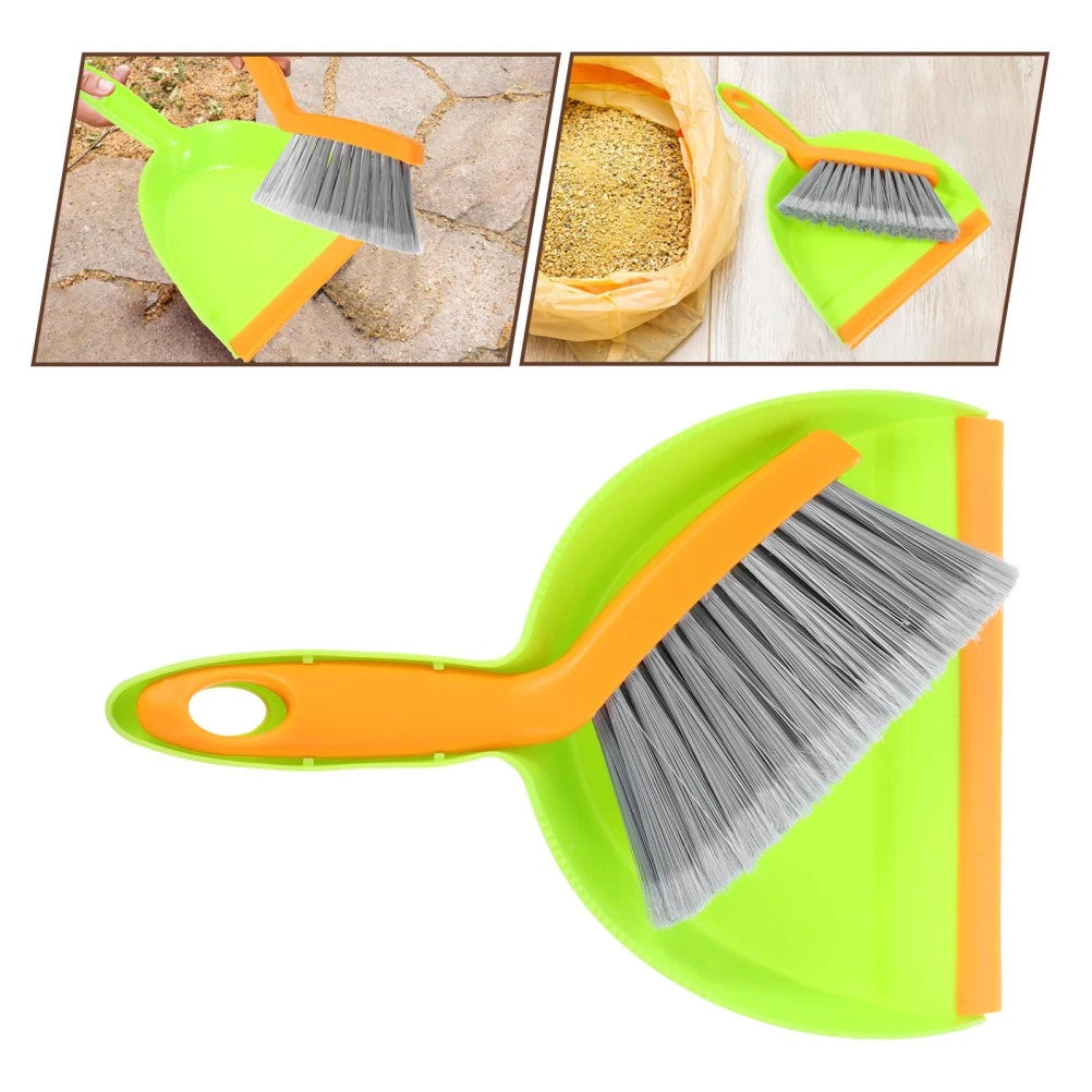 Desktop Cleaning Broom Set Child with Dust Pan Convenient Mini And Dustpan