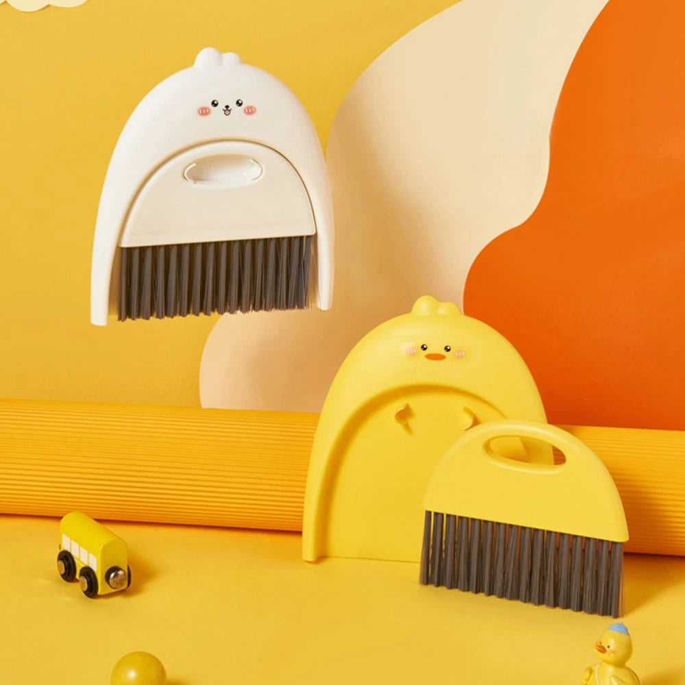 Mini Dustpan Set Baby Tabletop Cleaning Brush and Small Plastic Broom
