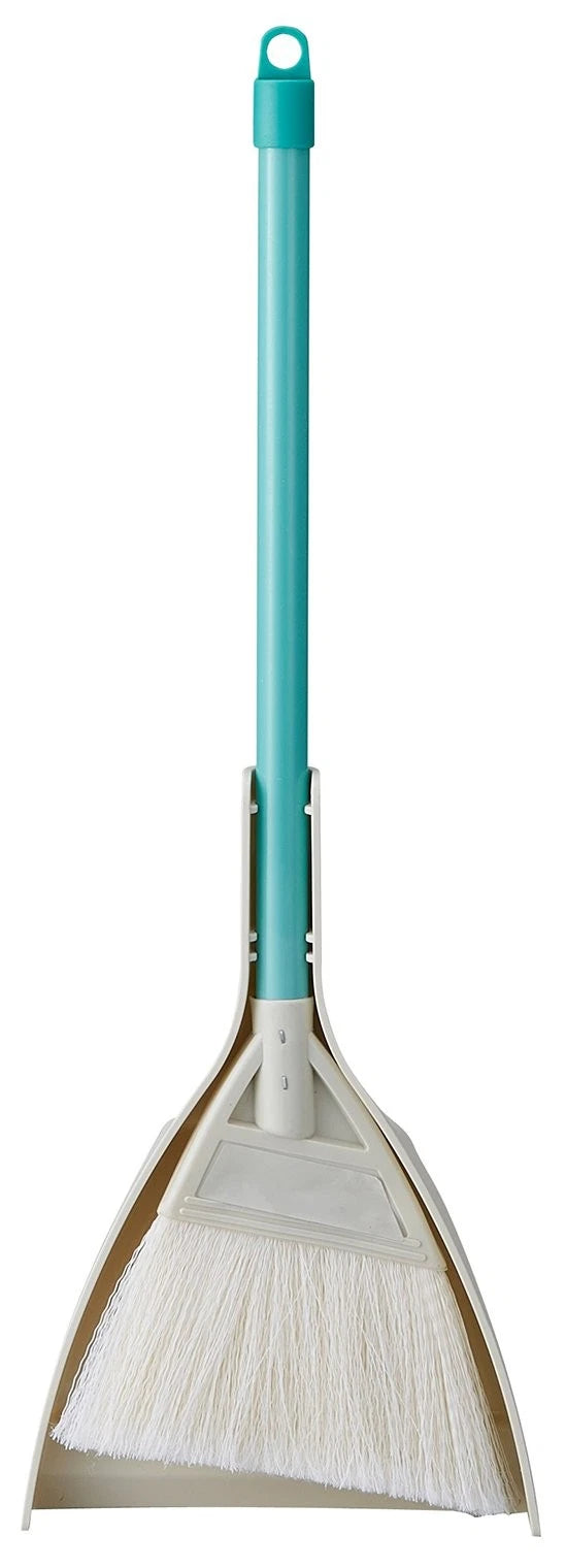 Yamazaki Sangyo Broom and Dustpan Set, Mini, Short Handle, Garden Broom, PP, Pol
