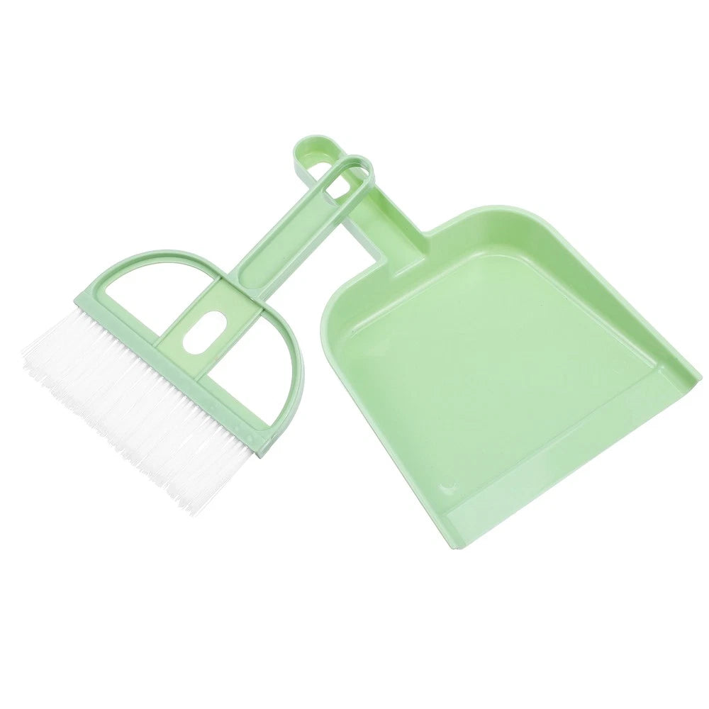 Small Broom Set Multi-function Dust Pan Cage Cleaning with Dustpan