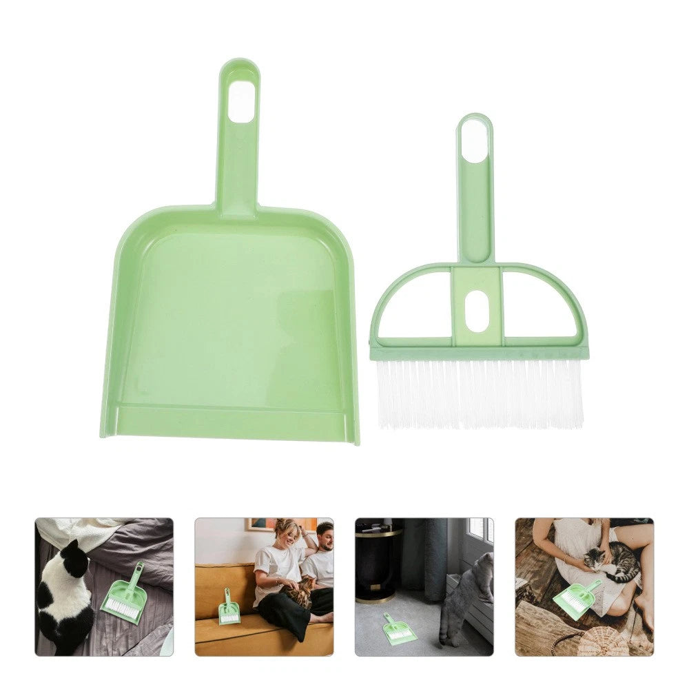 Small Broom Set Animal Cage Cleaner Multi-function Cleaning Dustpan
