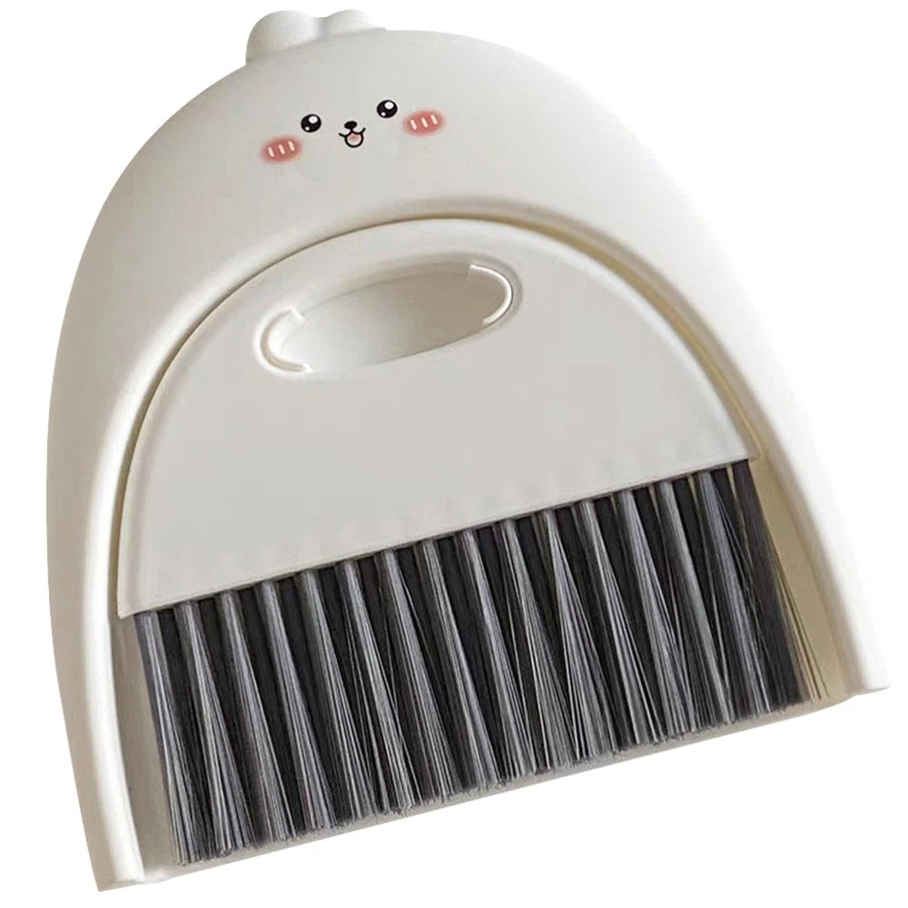 Mini Dustpan Set Child Baby Small Broom and Tabletop Cleaning Brush