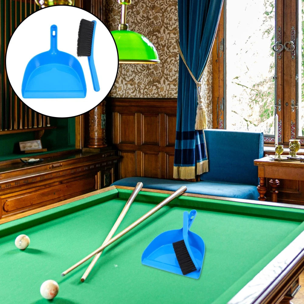 1 Set Small Broom and Dustpan Cleaning Set Desk Clean Broom Sweep Broom with