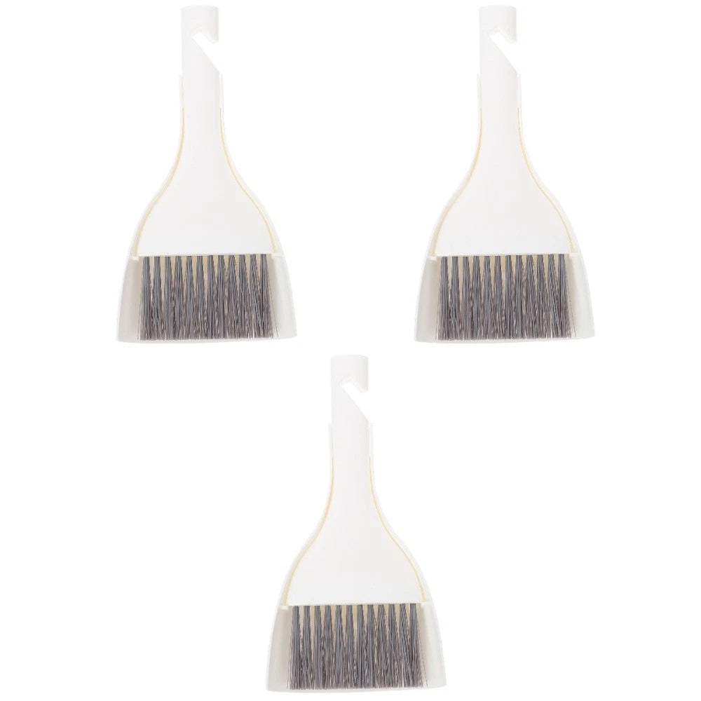 3 Sets Mini Dustpan Broom Desktop Cleaner Small Cleaning Supplies Hand