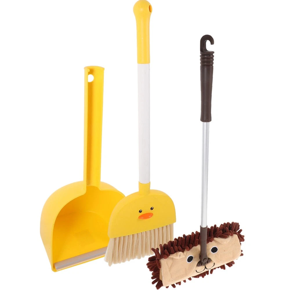 Small Broom Mop Set Baby Child Brush and Dustpan Household Cleaning Supplies