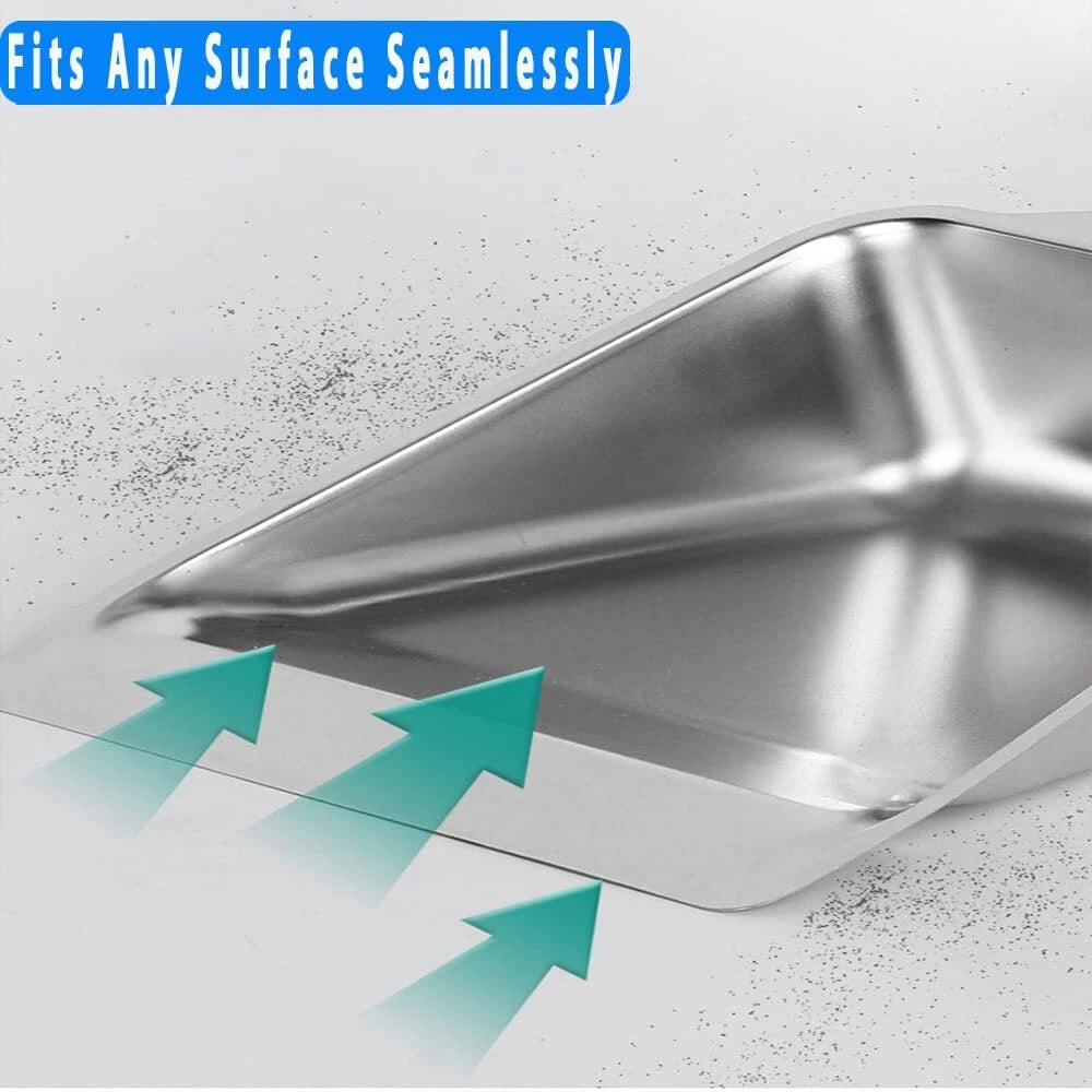 Broom and Dustpan Set for Home - Indoor Broom and Dust Pans with Long Handle ...