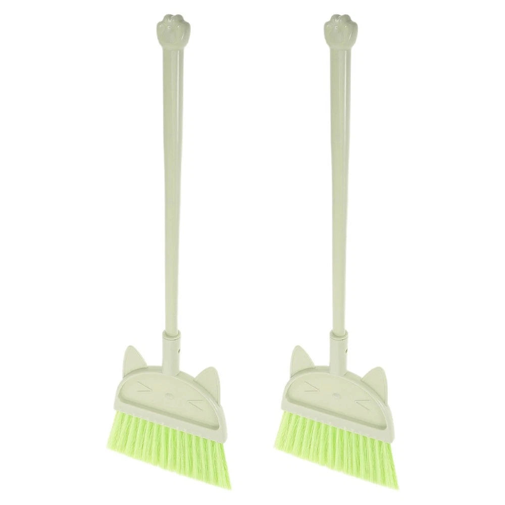 2 Pcs Children's Broom Set Toddler Crumb Sweeper Kids and Dustpan