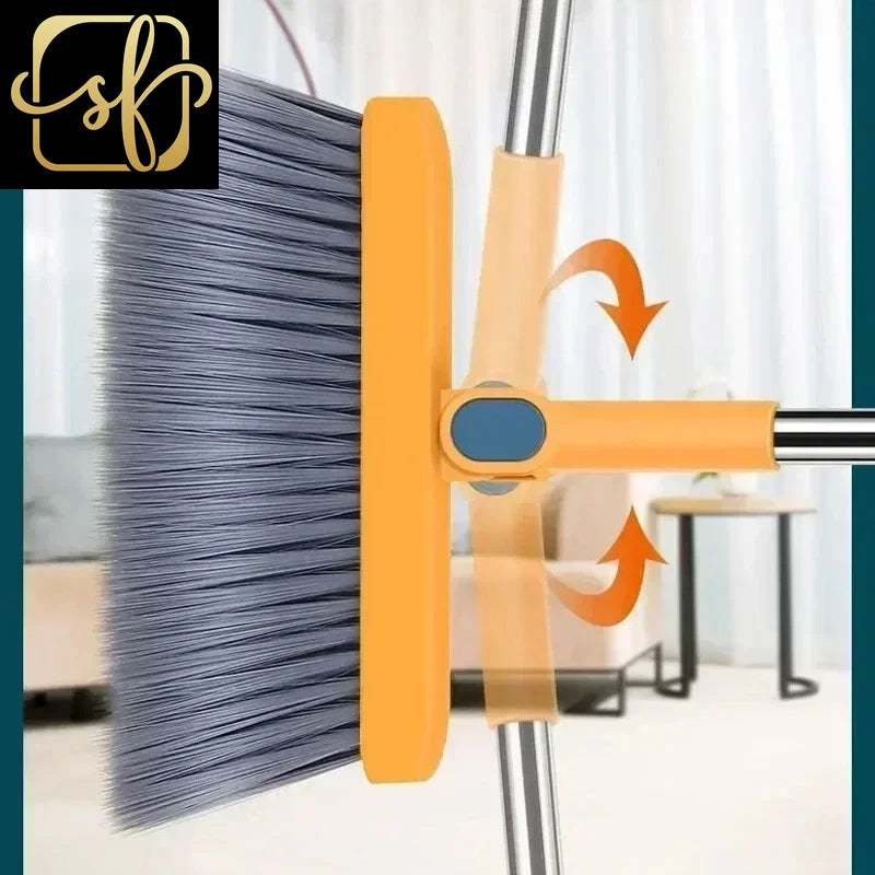 Kitchen Office New Folding Broom Dustpan Set Household Cleaning Tools Non-Stick