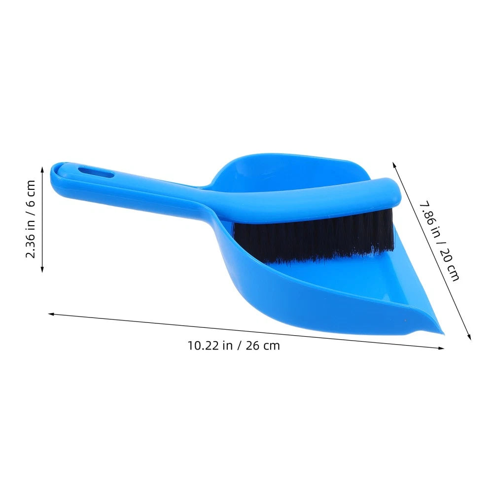 1 Set Small Broom and Dustpan Cleaning Set Desk Clean Broom Sweep Broom with