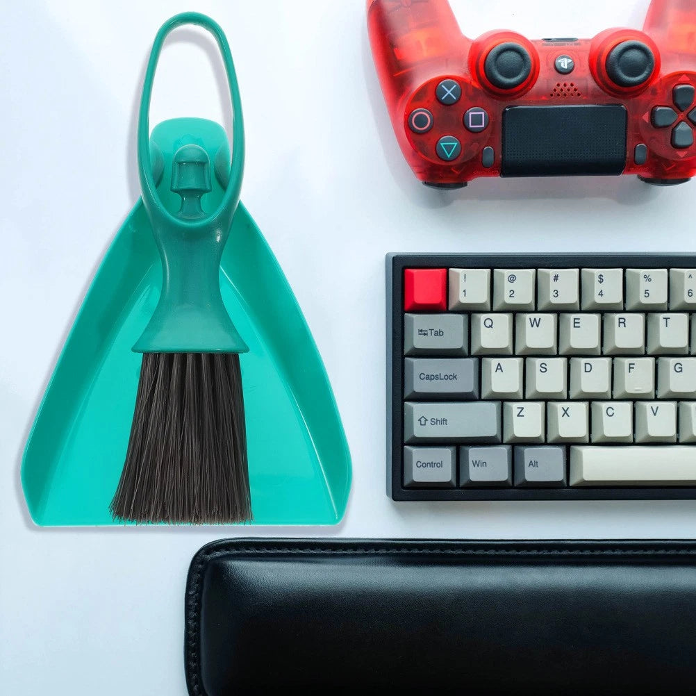 4 Sets Dustpan Brush Keyboard Cleaner Mini Broom Small Household Supplies