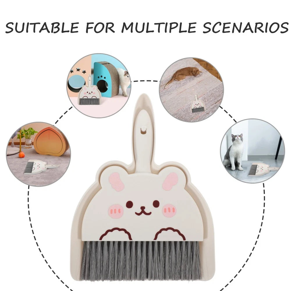 Mini Broom Set Travel Child Dustpan Cleaning Brushes for Household