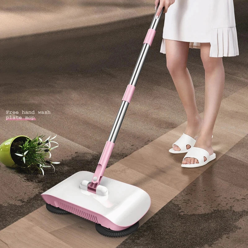 Combination of Broom & Mop Hand Push Type Scoop Household Broom and Dustpan Set