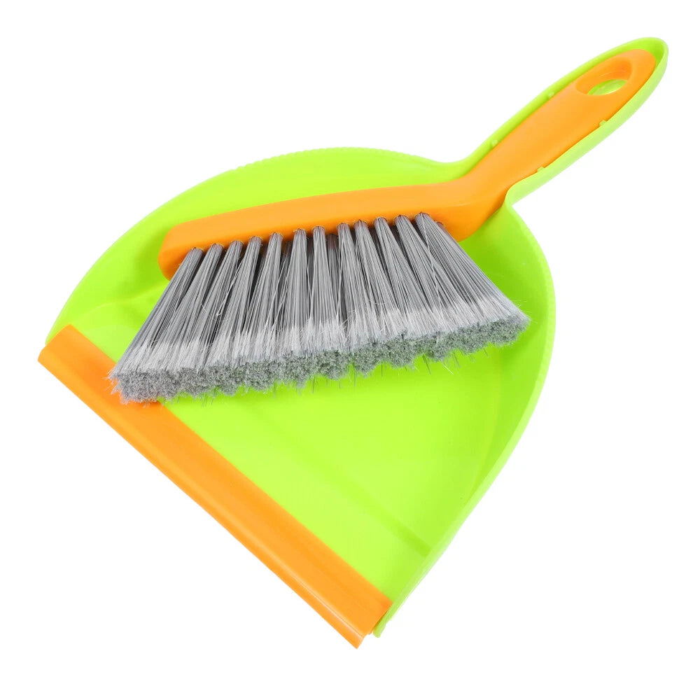 Table Cleaning Small Broom With Dustpan Plastic Mini Duster Office Cleaner Broom
